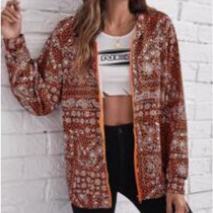 Printed Lined Hoodie